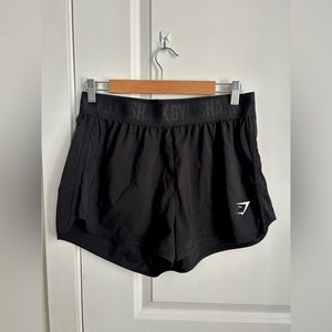 Black Gymshark active shorts